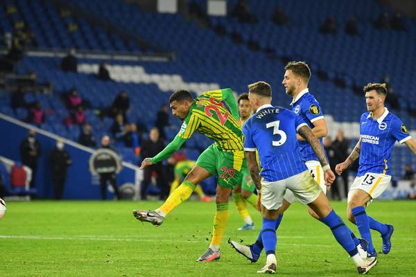 Karlan Grant scores his first West Brom goal to rescue deserved point at Brighton