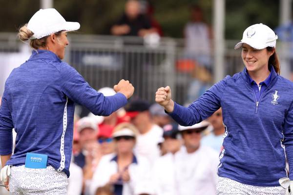 Leona Maguire helps Europe to an early lead in the Solheim Cup