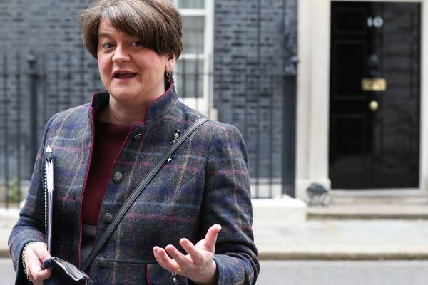 Arlene Foster meets Boris Johnson for last time as First Minister