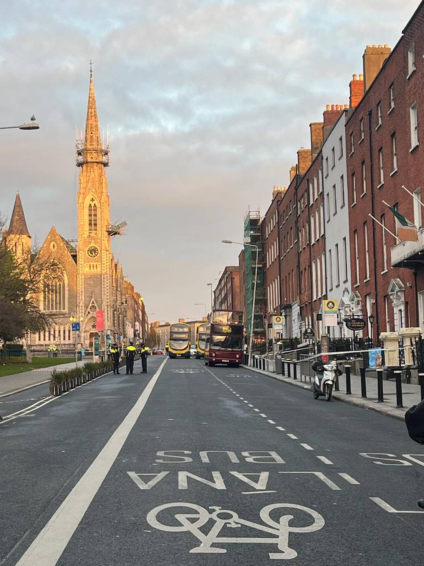 Shops damaged in rioting and looting in Dublin city centre on Thursday pictured on Friday morning. Photograph: Conor Pope