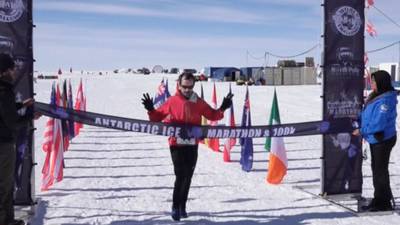 Ireland’s Gary Thornton wins Antarctic Ice Marathon