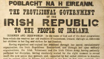 1916 Proclamation in ‘negative equity’