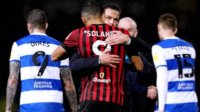 Solanke scores winner against QPR to put Bournemouth on top