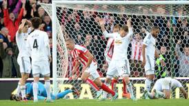 Jon Walters heads Stoke winner against Swansea