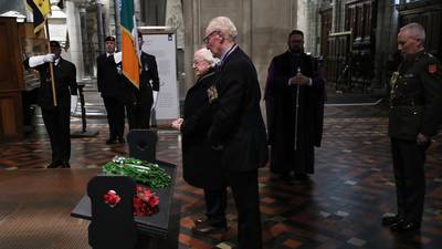 Ceremony honours Irish who ‘volunteered to oppose Nazism in arms’
