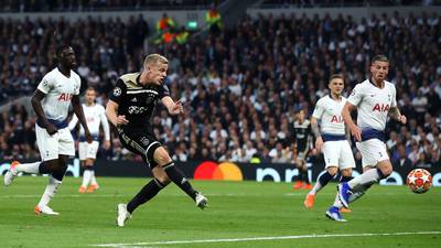 Ajax’s Van de Beek makes Spurs wait before delivering Dutch gold