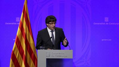 Catalan leader not looking for ‘traumatic’ split with Spain