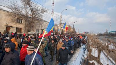 Moldovans march again and  call for government to resign