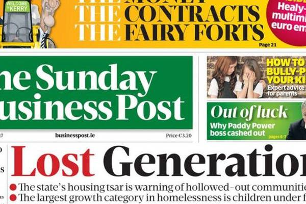 Sunday Business Post confirms Emmet Oliver as interim editor