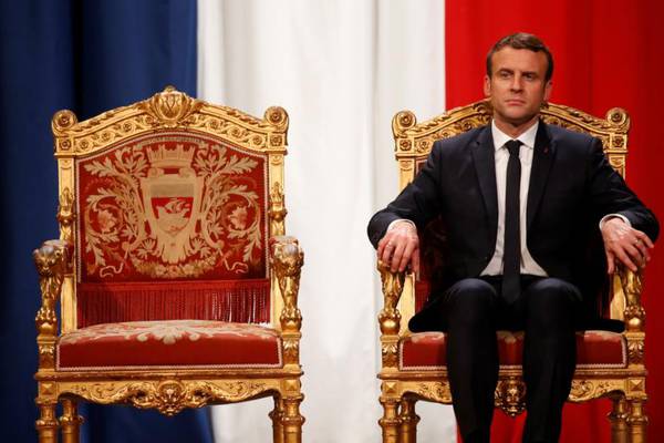 ‘The French elect a president to be a king. Then they want to cut his head off’