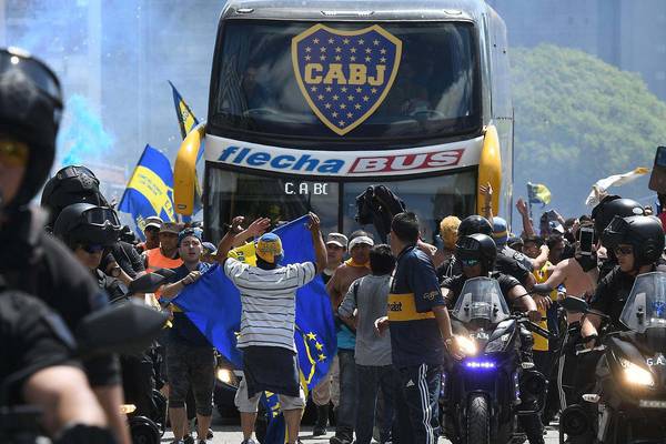 Copa Libertadores final put back to Sunday after Boca bus attack