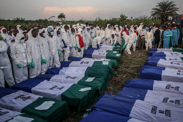 Rush to claim the dead as Sierra Leone buries fuel tanker explosion victims