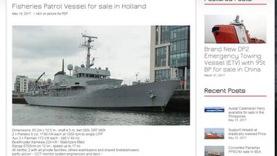 Sale of LÉ Aisling reflected ‘prevailing’ market value