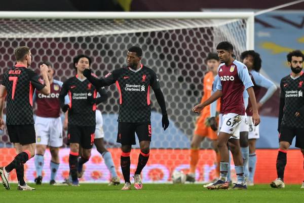 Liverpool see off brave young Aston Villa team in FA Cup