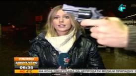 Serbian weather report falls foul of handgun incident