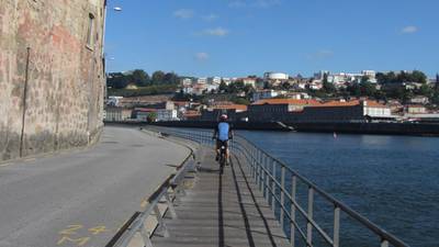 Pedalling through Porto, Portugal