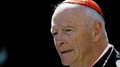 Former US cardinal Theodore McCarrick charged with abusing minor