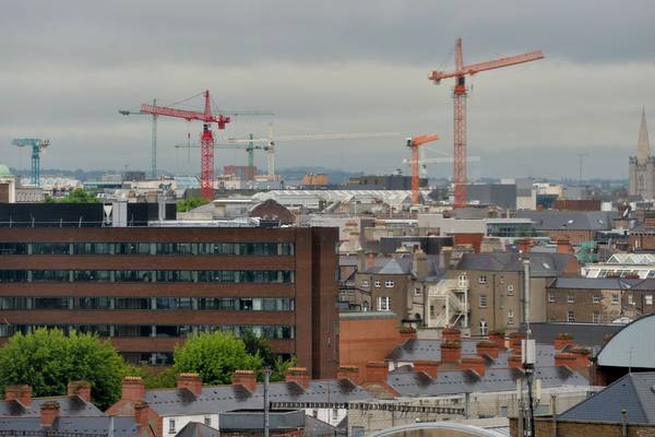 Number of cranes seen in  Dublin continues to grow