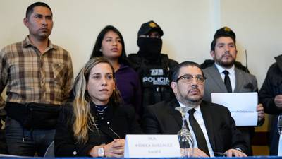 Andrea González picked as replacement presidential candidate after Ecuador assassination