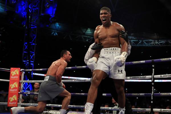 Joshua and Klitschko deliver one of the great sporting nights