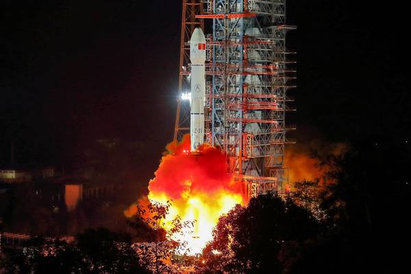 China launches first mission to the dark side of the moon
