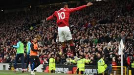 Marcus Rashford goal gives Manchester United hard-fought win as Casemiro sees red