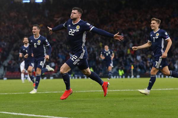 Oliver Burke’s late strike sees Scotland past Cyprus