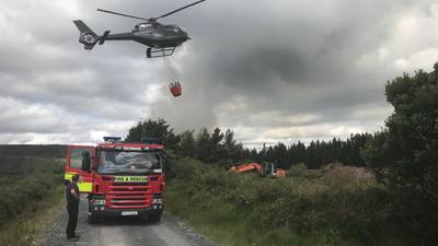 Helicopters take to Slieve Bloom mountains as forest fires rage