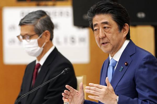 Japan’s Abe extends state of emergency to May 31st