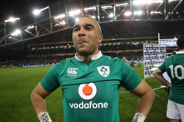 Simon Zebo omitted from Ireland squad for November Test series