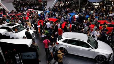 Beijing auto show at full throttle despite economic slowdown