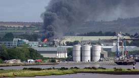 Twelve evacuated but no injuries in fire at fuel warehouse in Waterford