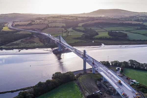 Crumbling concrete delays finish of Ireland’s longest bridge