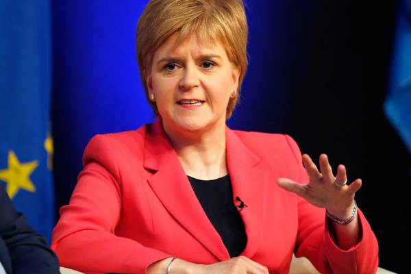 Sturgeon says she’s not bluffing over second Scottish referendum