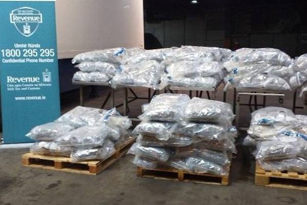 Revenue seizures of illicit drugs surge in first half of year