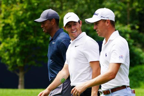 Woods and McIlroy match each other in US PGA battle
