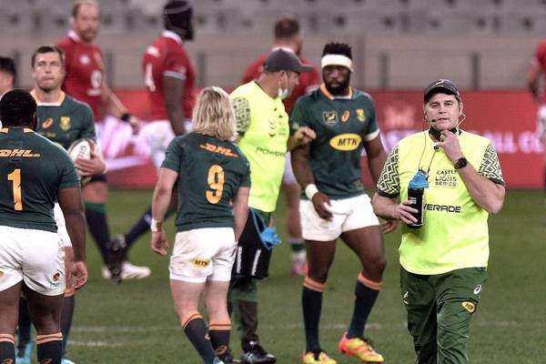 Rassie Erasmus takes more shots at the Lions on social media