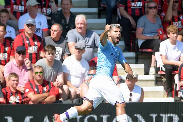 Sergio Agüero brace gets Man City over the line at Bournemouth
