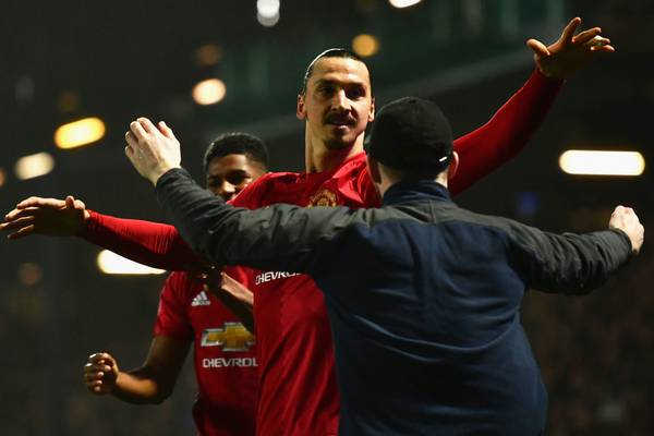 Zlatan Ibrahimovic steers Man United into FA Cup quarters