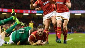 George North's double sees Irish title hopes go south