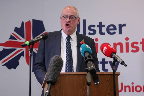 Steve Aiken announces resignation as leader of Ulster Unionist Party