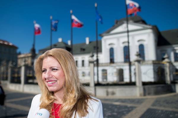 Slovakia’s president-elect hails victory for progressive values