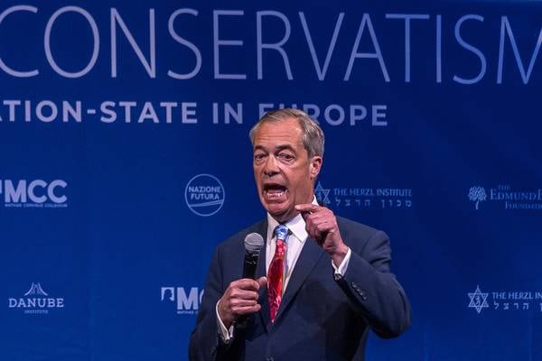Nigel Farage returns to Brussels with disruptive circus antics