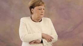 Angela Merkel seen shaking for second time in just over a week