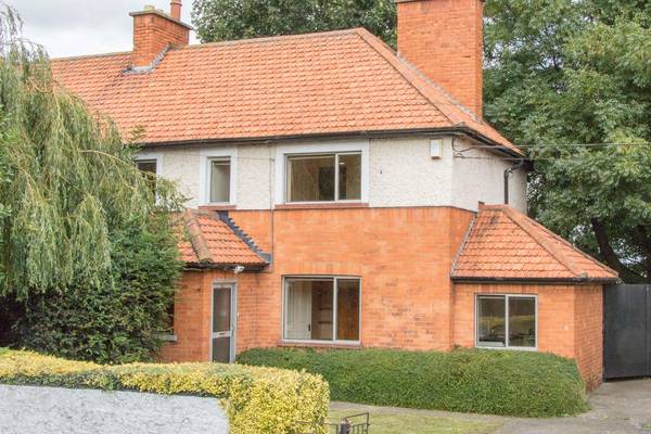 On view: potential in Crumlin for €350k and a walk-in Killiney home