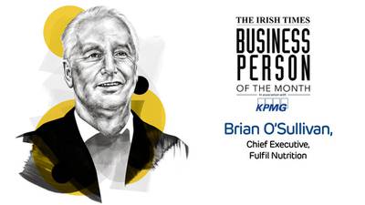 Irish Times Business Person of the Month: Brian O’Sullivan