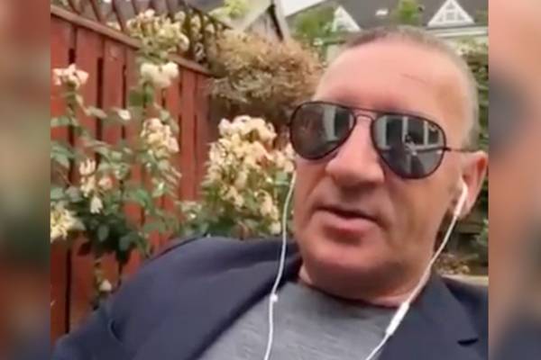 Conor McGregor’s father complains coins ruin his ‘slim-fit, hand-fitted Hugo Boss suit’