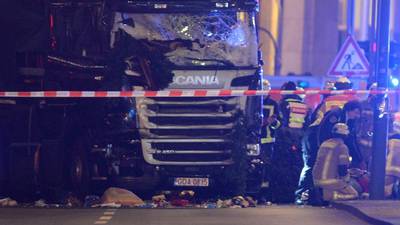 12 dead after truck driven into Christmas market in Berlin