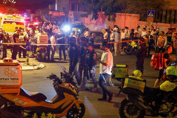 At least three killed in stabbing attack near Tel Aviv