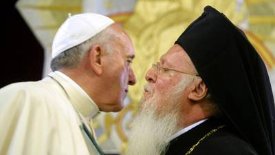 Pope and Orthodox leader seek to ‘promote  unity of all Christians’